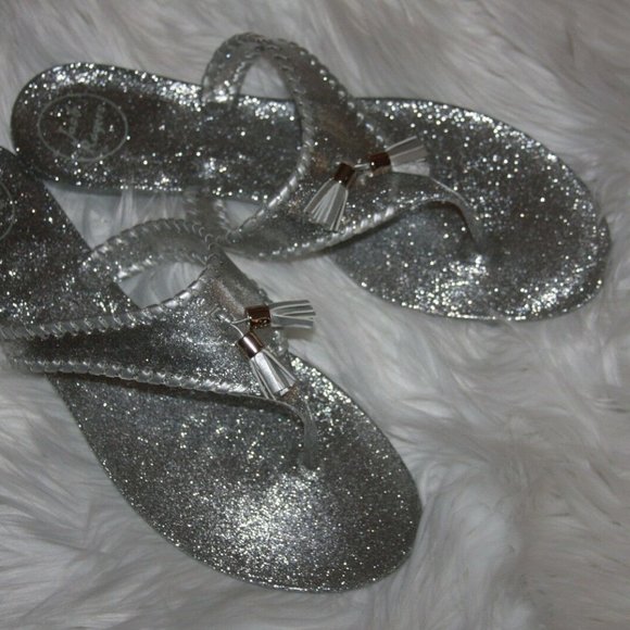 Jack Rogers Sparkle Alana Jelly  sandals 11B - Picture 2 of 4